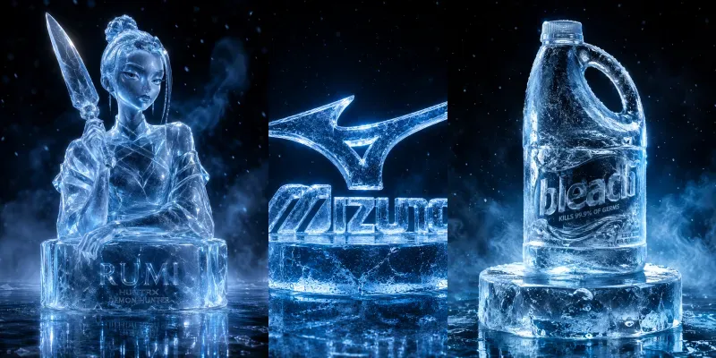 Ultraphotorealistic Ice Sculptures 3D generated by undefined