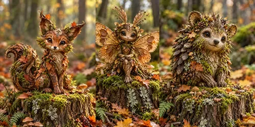 Enchanted Woodland Tree Spirits generated by chatgpt-image