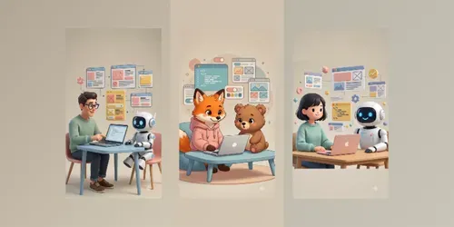 Coding Teacher Animations generated by veo