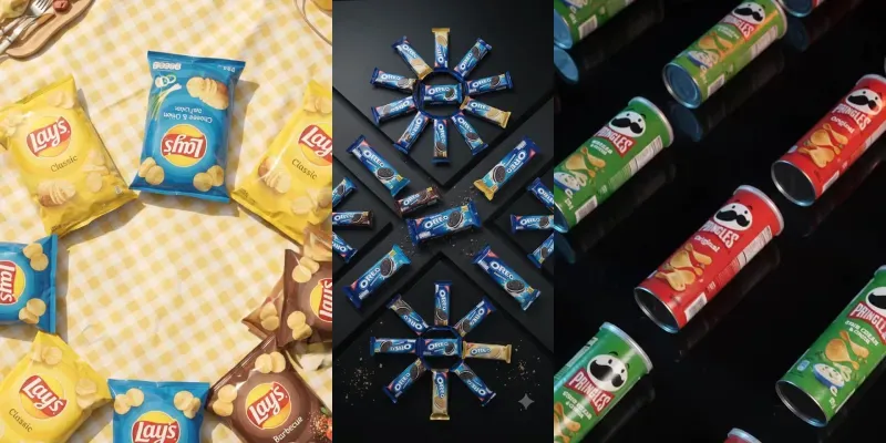 Premium Snack Packaging Ad Videos generated by undefined