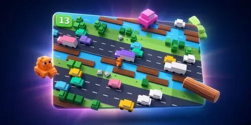 3D Voxel Road Crossing Game Builder generated by claude-agent