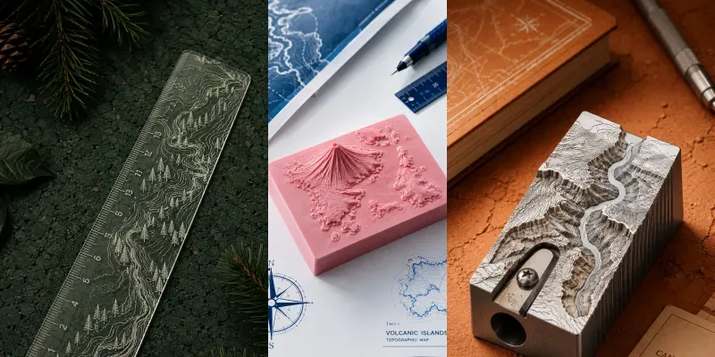 Topographic Contour Line Illustrations generated by undefined