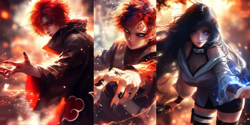 Naruto Shippuden Intricate Art generated by undefined