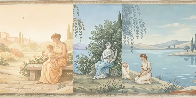 Serene Heritage Gallery Art generated by undefined