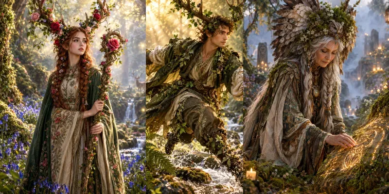 Forest Guardians Of Blooms generated by undefined