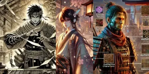 Realistic Character Design Masters generated by dalle