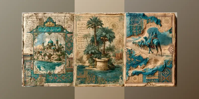 Persian Silk Road Journal Pages generated by undefined
