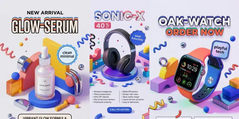 Neomemphis 3D Promo Banner Creators generated by undefined