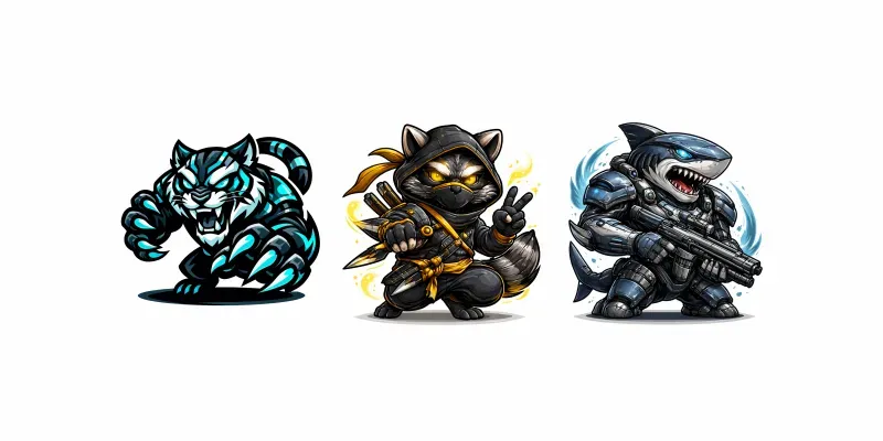 Elite Mascot Vector Blueprints generated by undefined