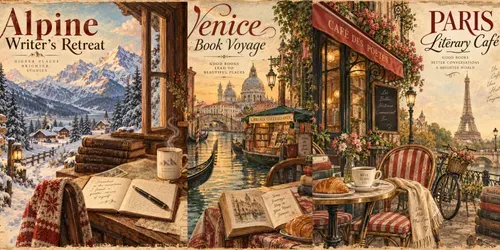 Whimsical Vintage Storybook Travels generated by chatgpt-image
