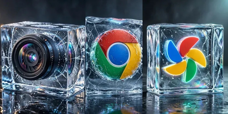 3d Crystal Ice Tech Logos App Icons generated by undefined