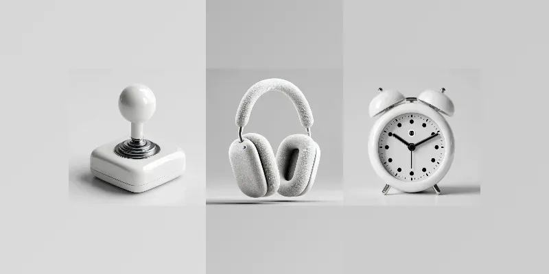 Modern Minimalist 3D Apps Icons generated by undefined