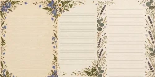 Pressed Botanical Journal Pages generated by chatgpt-image