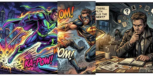 Comic Book Panel Generation generated by gemini-image