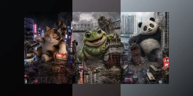 Cute Kaiju Disaster Generator generated by undefined