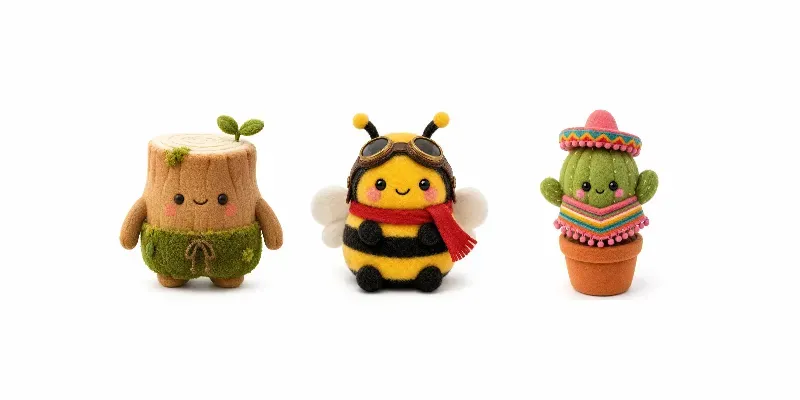 Kawaii 3D Plush Character Generator generated by undefined