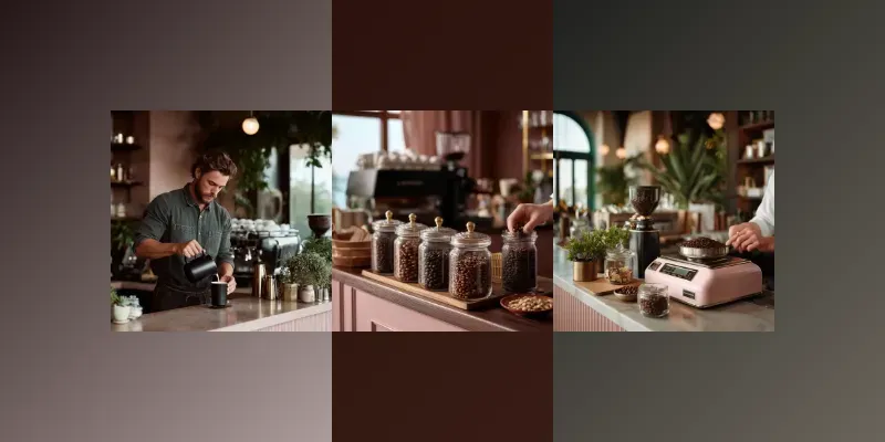 Modern Coffee Preparation Aesthetics generated by undefined