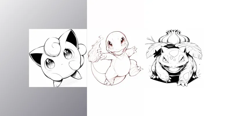 Pokemon Coloring Pages generated by undefined