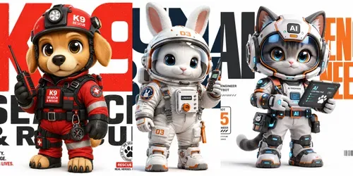 Cute Mascot Designers generated by chatgpt-image