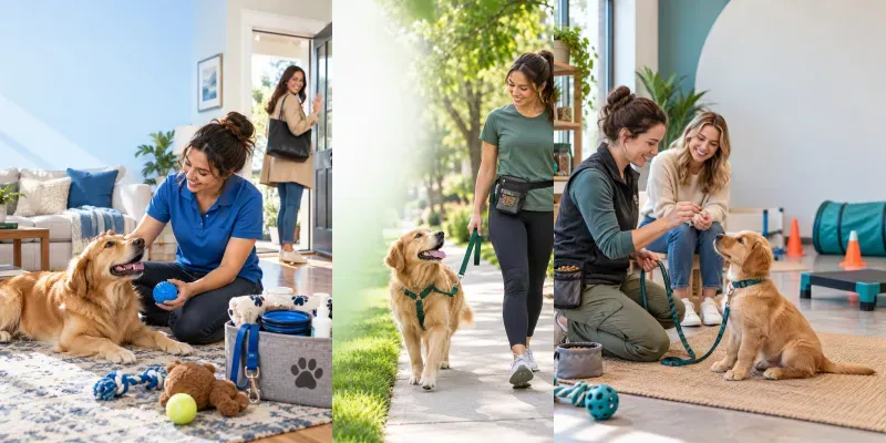Pet Care Service Ad Visuals generated by undefined