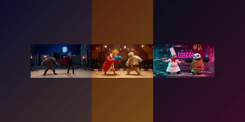 Claymation Video Game Fights generated by undefined