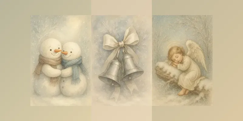 Vintage Winter Whispers generated by undefined