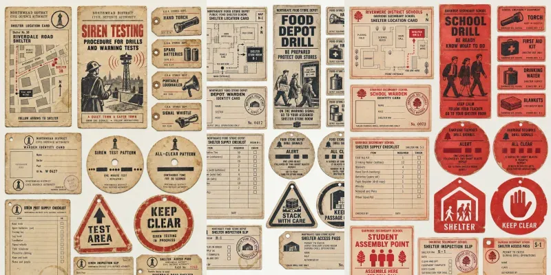 Cold War Civil Defence Ephemera