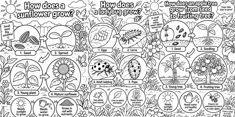 Life Cycle Coloring Journeys