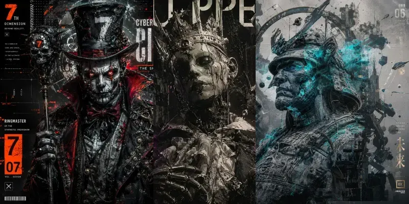 Cyberpunk Puppet Chaos Art Prompt Pack generated by undefined