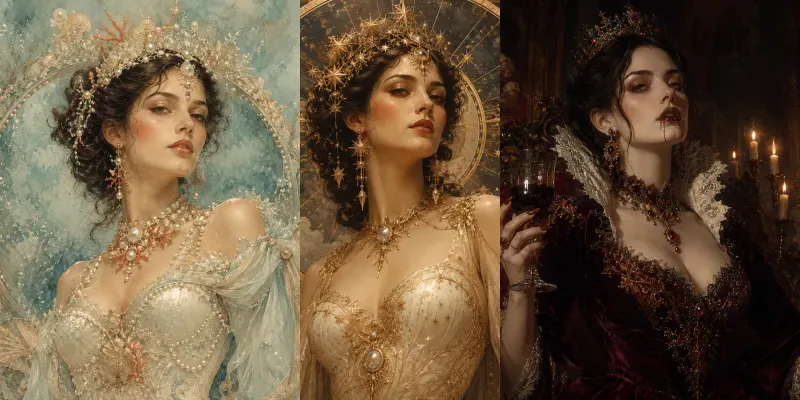 Timeless Glamour Portrait Generator generated by undefined