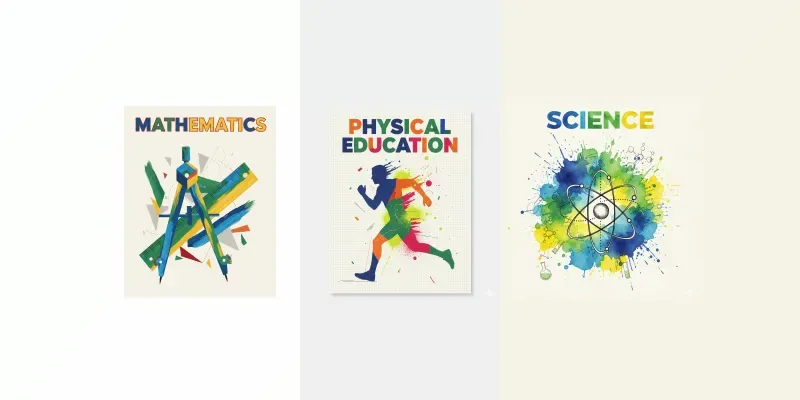 School Subjects Poster Sets generated by undefined