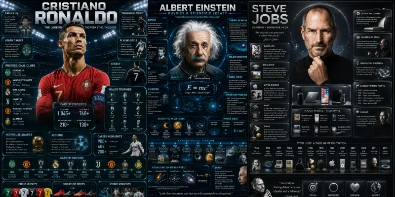Futuristic Biography Legacies generated by undefined
