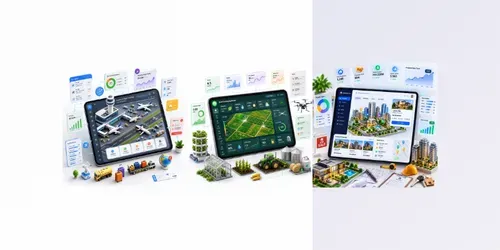 3D Isometric Dashboards generated by chatgpt-image