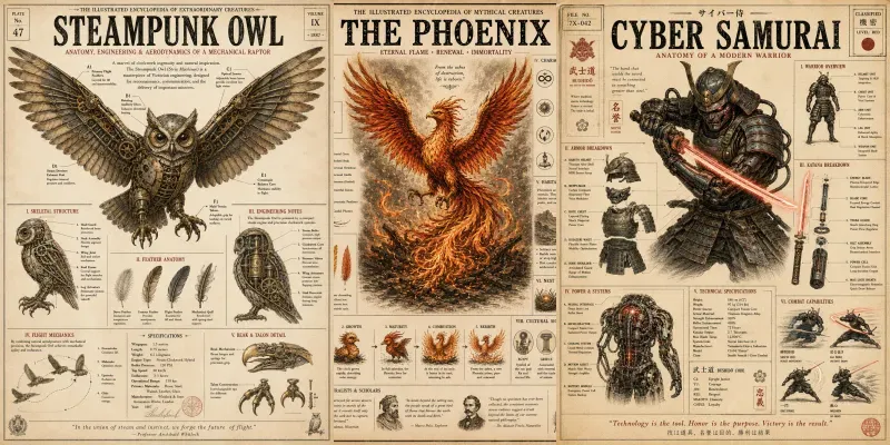 Vintage Infographic Poster Creators generated by undefined