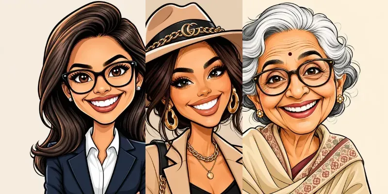 Bold Caricature Avatar Generator generated by undefined