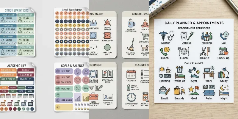Planner Icon Sticker Sheets generated by undefined