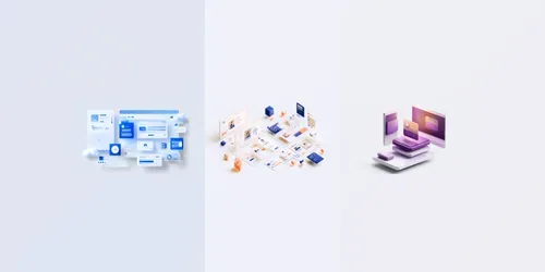 Saas Landing Page Heroes generated by midjourney