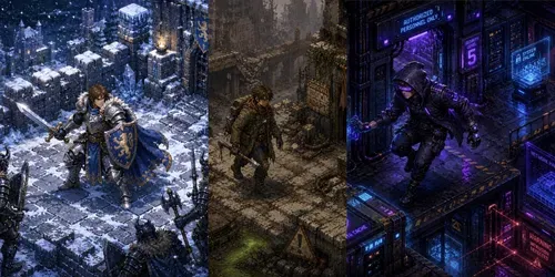 Isometric Pixel Art Game Sprite Gens generated by chatgpt-image