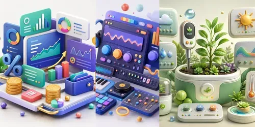 3D Soft UI Object Compositions generated by chatgpt-image