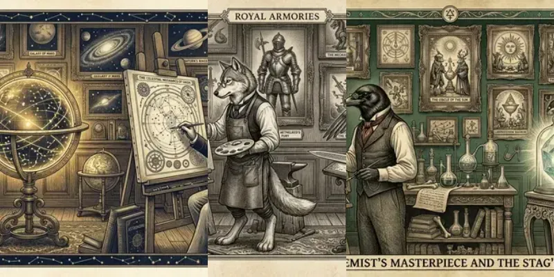 Luxury Vintage Illustrations generated by undefined