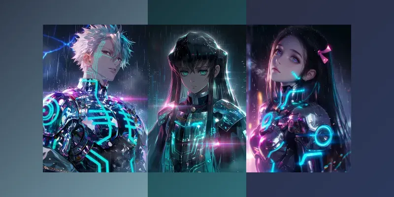 Demon Slayer Cyberpunks generated by undefined