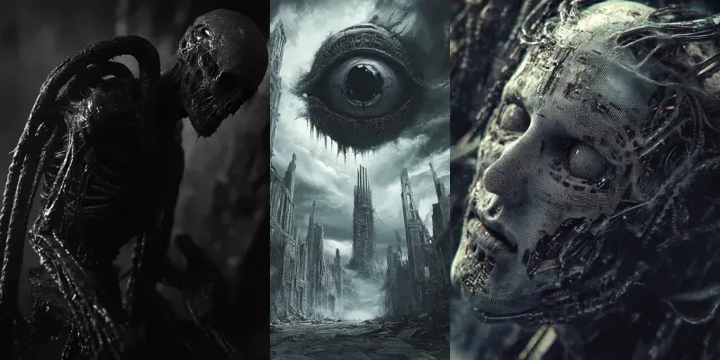 Hr Giger Alien Inspired Horrors generated by undefined