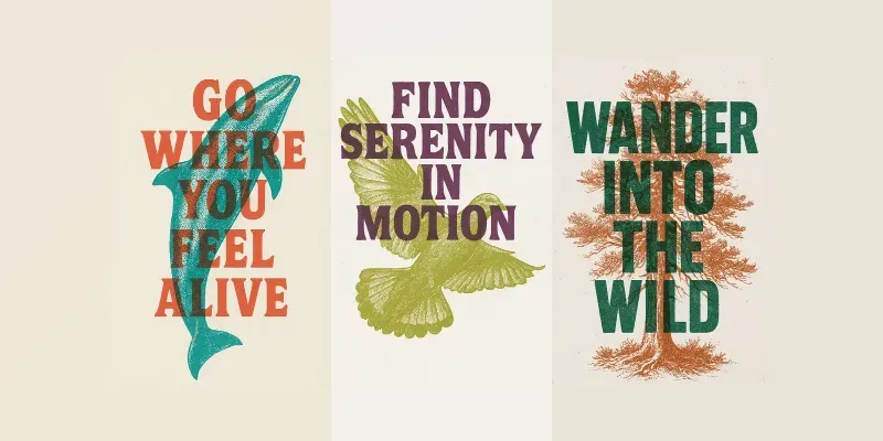 Duo Tone Silkscreen Overprint Posters generated by undefined