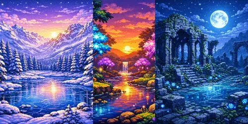 Pixel Art World Generator generated by chatgpt-image