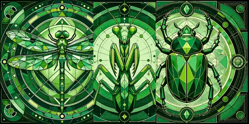 Geometric Insect Vector Collections generated by undefined