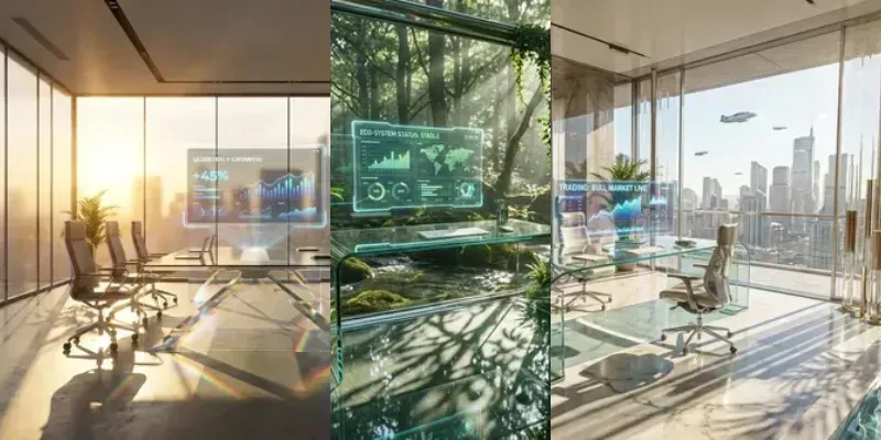 Saas Hero Images Future Offices generated by undefined