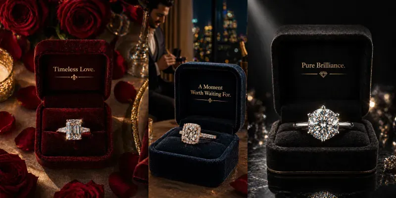 Luxury Diamond Ring Display Products generated by undefined