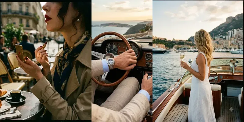 Faceless Old Money Luxury Lifestyle generated by undefined