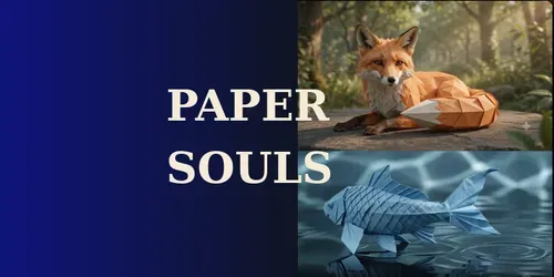 Graceful Paper Souls Transformations generated by veo