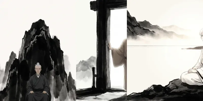Noble Sumie Zen Anime Landscapes
